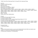 356012 Płyta uszczelniająca, płyta montażowa do pompy Inground Basen Superflo