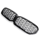 Kromi kiiltävä musta etusäleikkö kameralla sopii BMW 5-sarjan G30 G31 21-22