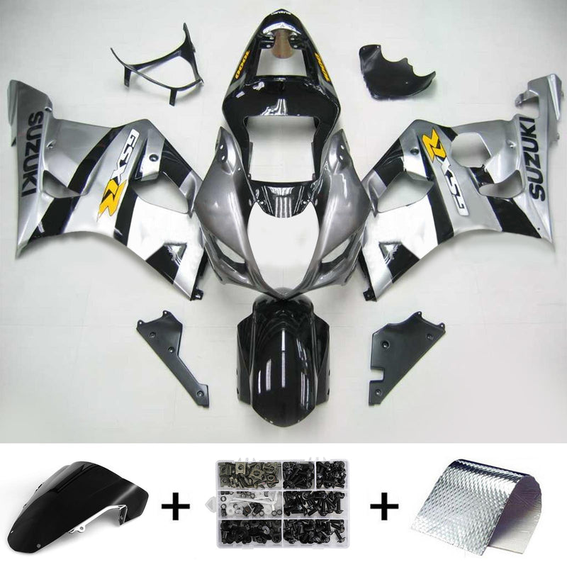 2003-2004 Suzuki GSXR1000 K3 Injektionsabzugs Kit Körperwerk Kunststoff ABS