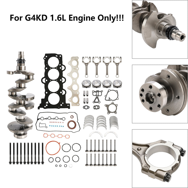 2012-2016 Kia Rio (UB) G4FD motoroverhalingssett med veivaksel og koblingsstang (kopi)