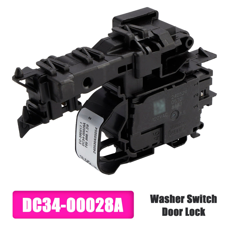 DC34-00028A Vaskemaskin bryter dørlås for Samsung AP6975226 PS12740237