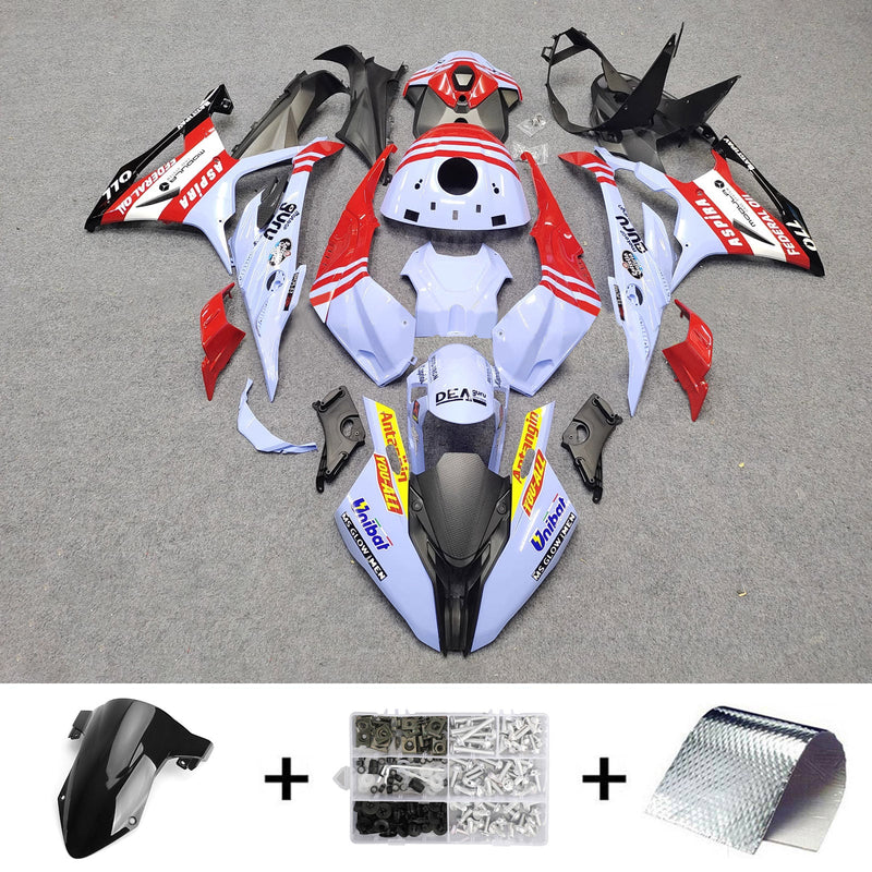 2023-2024 BMW S1000RR insprutningsskyddssats kroppsplast ABS