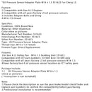 Placa adaptadora do sensor de pressão de óleo M16 x 1,5 551623