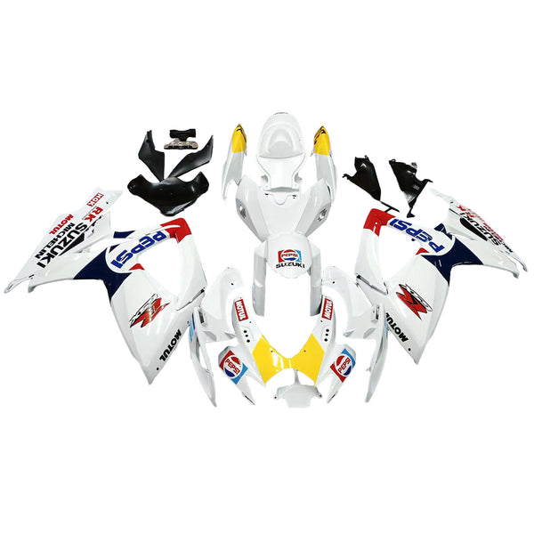 Amotopart Fairing Kit Body Plast ABS för Suzuki GSXR 600/750 2006-2007 K6