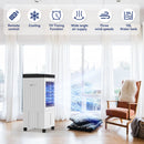 Air cooler Mobiler Luftkühler Luftbefeuchter Ventilator 10L Klimagerät Lüfter