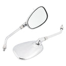 Paar schwarze M10-Rückspiegel für Yamaha V-Star XVS650 1998-2004 XVS1100 00-09