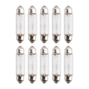 10 STÜCKE Auto Licht Rohrlampe birne C5W SV8.5 6421 24 V 3 Watt Für OSRAM