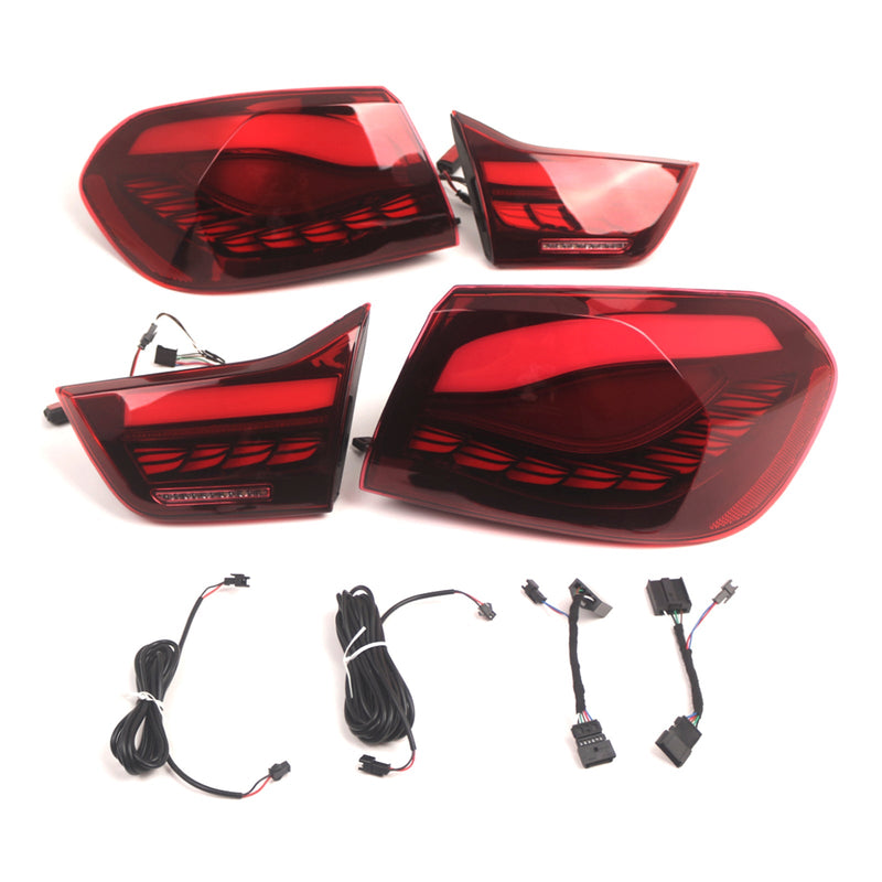 2014–2020 BMW M4 F82 F83 (limusina/coupé/Cabrio) Luces traseras LED rojo L&R, módulo de luz trasera 63217296100 63217296099