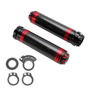 7/8 ""/22Mm Motorrad Lenker Handgriffe Carbon Universal Grün Für Motorrad Silber