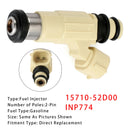 Inyector de combustible de 1 pieza para Suzuki Grand Vitara XL-7 2.7L 01-06 15710-52D00 INP774