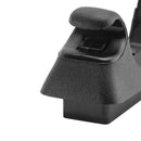 2x sorte solskærmsclips 1RF14DX9AB Velegnet til Chrysler 300 Dodge Charger 2011-2020
