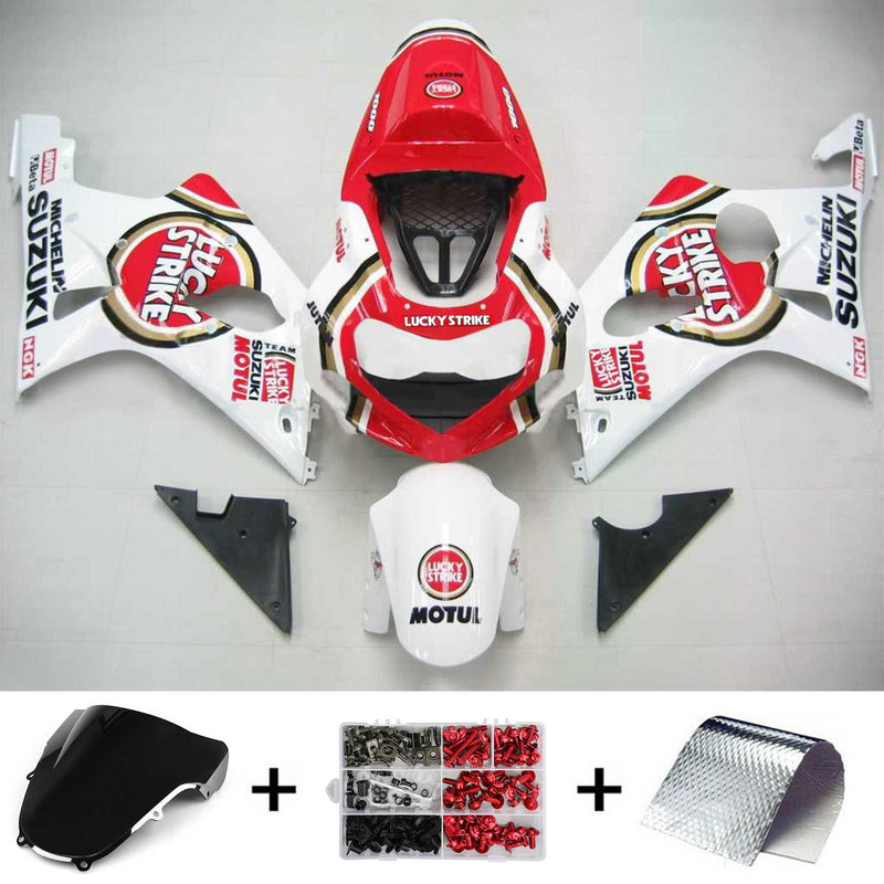 Kit de vendas de injeção Suzuki GSXR1000 K1 K2 2000-2002 para carroceria de plástico ABS