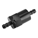 Svart inline EFI drivstoffsystemfilteradapter 3/8""-slange med 30-mikron filterelement