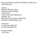 2004–2015 VW Touran Caddy Hecklüftungsgitter Entlüftungsdüse 1TD819203A