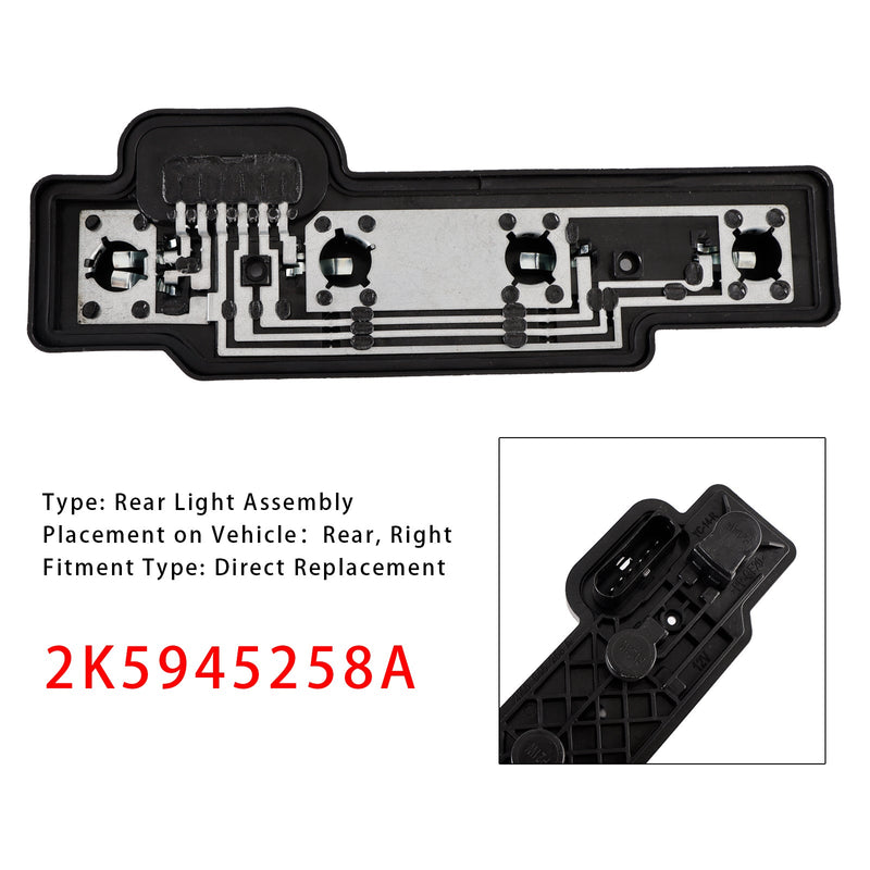 2004–2014 VW Caddy rechts hinten Rücklicht Lampenfassung Träger 2K5945258A