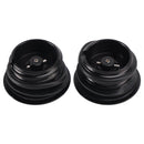 Black hinged vented fuel tank cap for Softail Low Rider Dyna Sport Super Glide