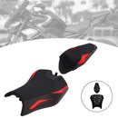 2025- Für Kawasaki Z900 Zr900-F Raider Soziuskissen-Set vorne &amp; hinten, Rot1
