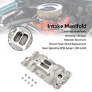 Indsugningsmanifold med dobbelt plan passer til Chevy Small Block 305, 327, 350, 400 1957-1986 High Rise