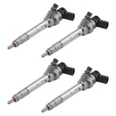 4 Stück Einspritzdüsen für BMW F10 F30 F15 328d X5 535d 740Ld N47 N57 0445110597