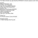 2018–2022 Porsche Cayenne Turbo vorne rechts LED DRL Nebelscheinwerfer Montage 9Y0953050