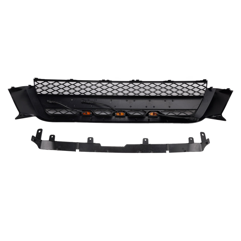 TRD Pro Style Frontstoßstangengrill passend für Toyota 4Runner 2010-2013, Mattschwarz