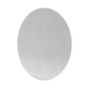 Ovales, bare lisensplate laget av aluminiumslegering, DIY, universell passform for motorsykler