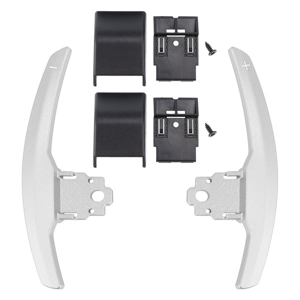 Schaltwippenverlängerung für BMW F-Serie F30 F31 F32 F10 X3 X5 Aluminium Silber