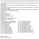 1990-2002 Chevy K1500 K2500 K3500 Türschloss Schließblech 38428 38428,15013147