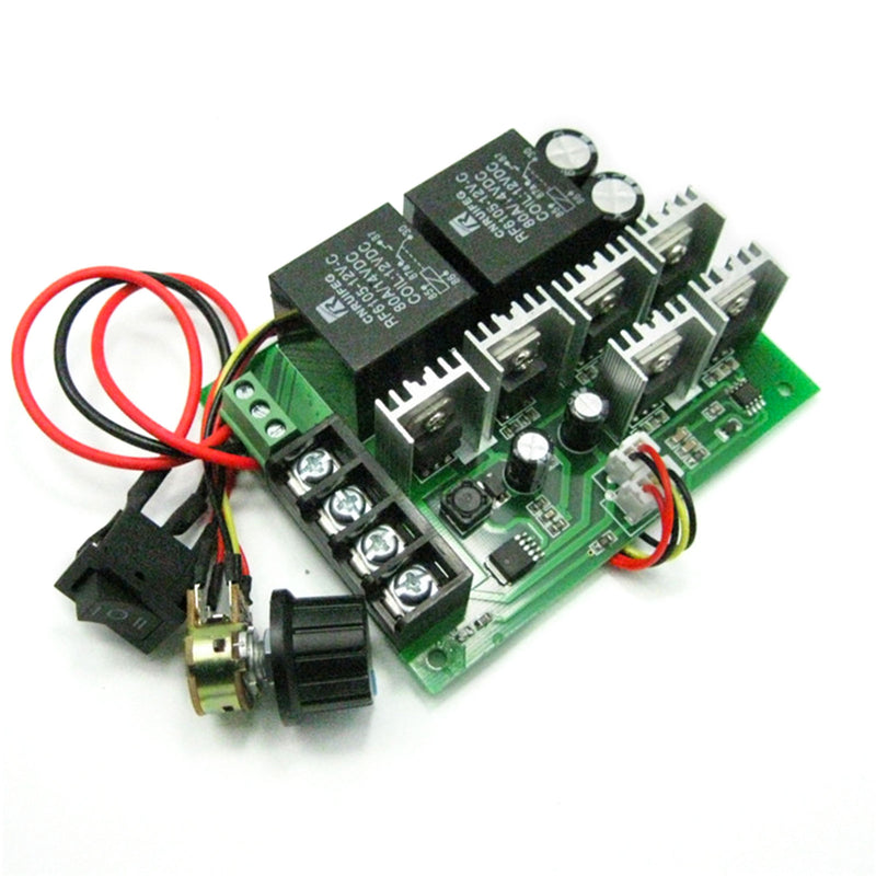 10-55V 40A 2000W reversibel DC-motorhastighetsregulator PWM spänningsregulator