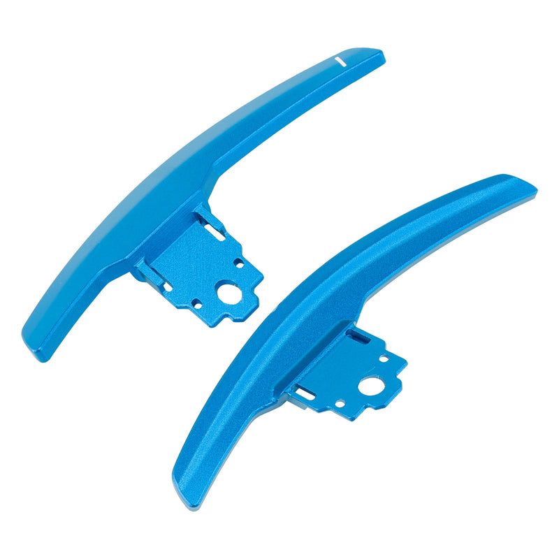 Schaltwippenverlängerung für BMW F-Serie F30 F31 F32 F10 X3 X5 Aluminium Blau