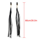 Lenkerquaste Bremshebelgriff-Dekoration Schwarz für Dyna Road Glide Road King