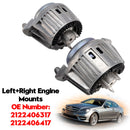 2007–2014 Mercedes-Benz C-Klasse W204 2 x linke + rechte Motorhalterungen 2122406317 2122406417
