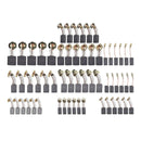 60Pcs 10 Größen Elektromotor Kohlebürsten Ersatz für Power Tool
