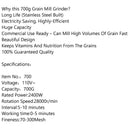 Molinillo Eléctrico de Granos para Hierbas 700 g - Alta Velocidad/Duradero