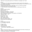 2020–2023 Tesla Model Y Tesla Model 3 Baklys LED -lys utenfor 1077398–00