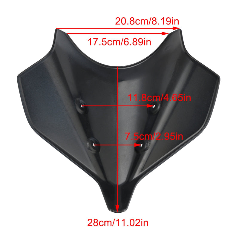 2022-2024 YAMAHA MT-10 / MT-10 SP ABS Motorrad Windschutzscheibe Windschutz