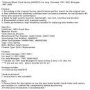 1997-2000/2002 Jeep Wrangler Rat Fjeder 56009070