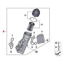 2012/04-2015/06 BMW 3 Series Linkslenker F30 Motorölkühler Filtergehäuse 11417600468