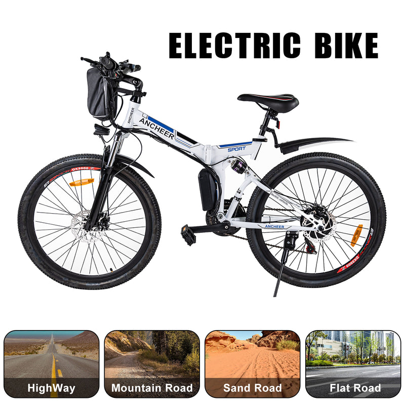 26" 36V 8AH 250W 21speed Mountainbike Elektrofahrrad Faltrad Ebike