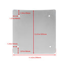 2014-UP TOURING HECK-TÜTENPAKET LASERGESCHNITTENE INNENGRUNDPLATTE SILBER