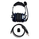 Fone de ouvido com cancelamento de ruído piloto 6,3/5,2 mm GA Plug Universal Fit para aviões