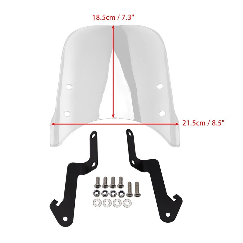 Windschutzscheibe Windschutz fit für YAMAHA XSR 155 2020-2023 XSR 125 2024-2025