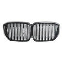 2024+ BMW G05 LCI X5 Single Line jäähdyttimen säleikkö kiiltävä musta etupuskuriin