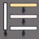 WS66 RGB LED Video Light Fill Light Videofotografering Fullfarge Led Fill Light