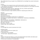 2013-2021 Ford Edge Flex Lincoln Hinterachsdifferential Viskosekupplungskern CV6Z4A232A