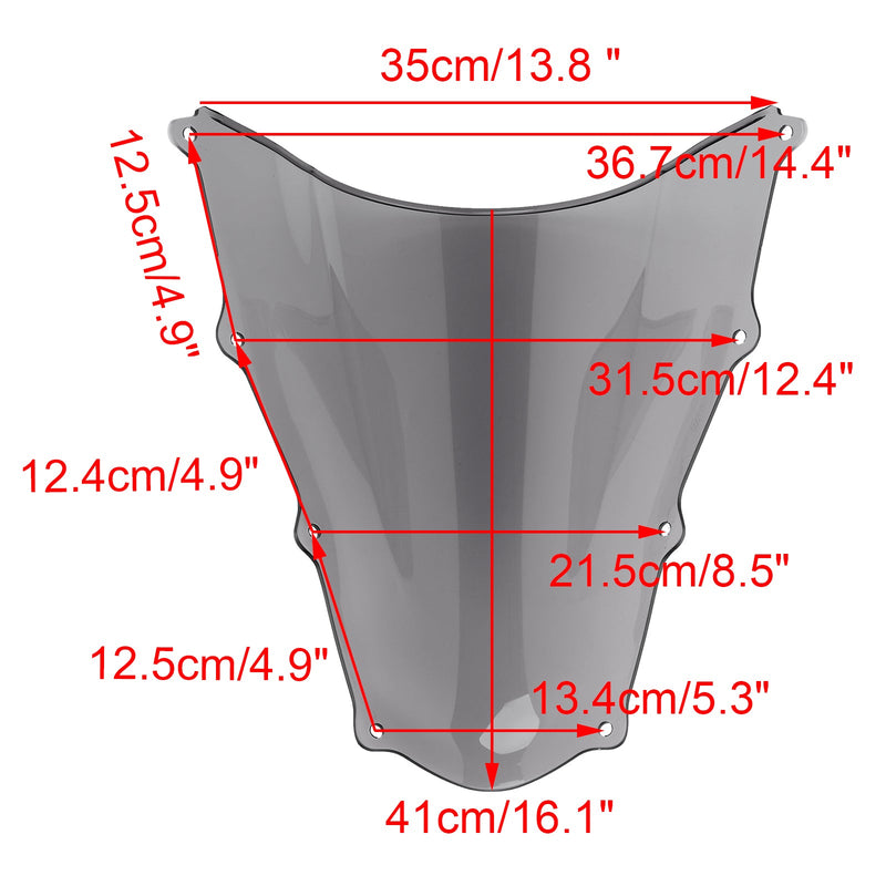 Windschutzscheibe Windschutz passend für Aprilia RSV1000 2003-2006