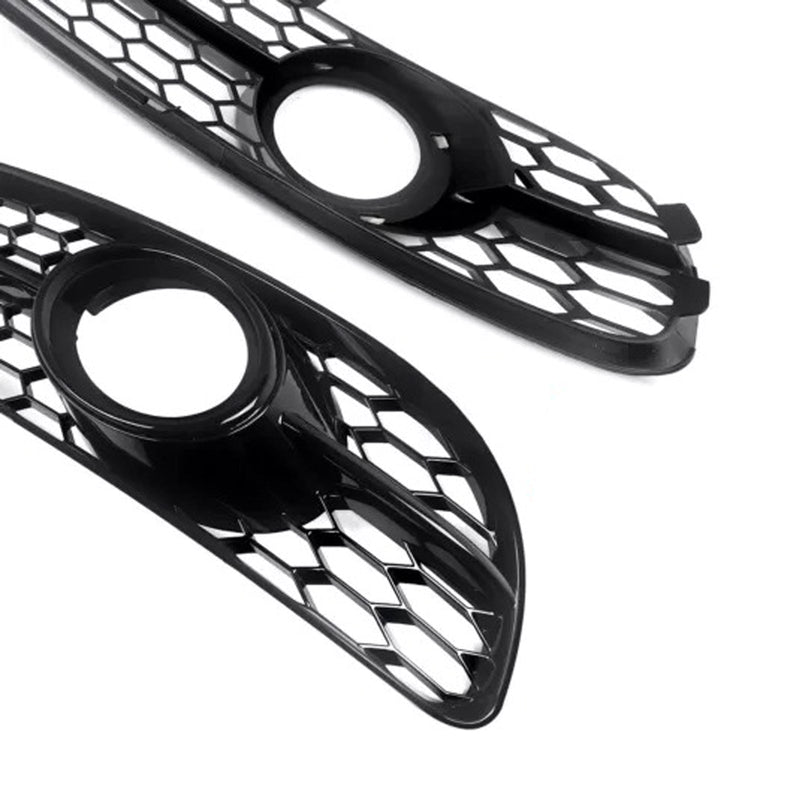 2005–2008 Audi A4 B7 S-line S4 Front-Time Bar Honeycomb Fog of Cooler Grille Cover