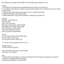 2013-2021 Nissan Pathfinder R52 Differentialkobling bagtil 387613KA0B