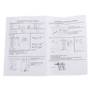 6.6 Foot Round Tube Aluminium Library Slider Ladder Maskinvaresett med brems