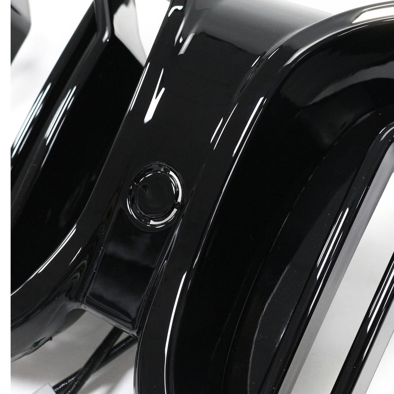 2017–2020 BMW 5 -sarja G30 G31 Doublellame Front Munuaisten säleikkö, kiiltävä musta